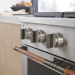 Monogram 48" Designer Collection Titanium (Blade only) Knobs for Pro Range- ZXPR48KKTT1