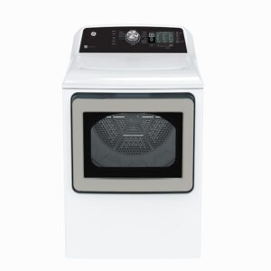 GE 7.4 cu.ft. Top Load Gas Dryer with SaniFresh Cycle White