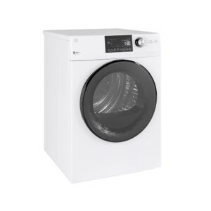 GE 4.1 Cu. Ft. Vented Electric Dryer with Stainless Steel Drum White