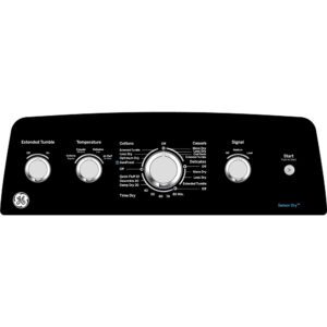 GE 7.2 cu.ft. Top Load Gas Dryer with SaniFresh Cycle White